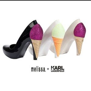 Karl Lagerfeld Ice Cream Cone Melissa heels